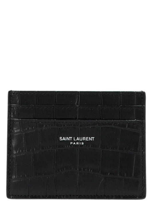 Saint Laurent Monogramme coconut korthållare
