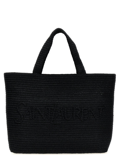 Bolso Tote de Rafia Saint Laurent