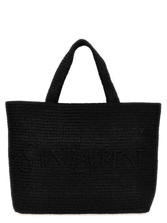 Saint Laurent Rafia Tote Bag