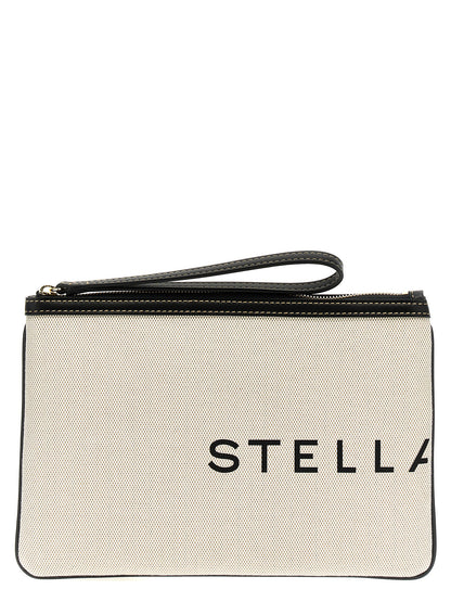 Bolso Clutch con logo de Stella McCartney