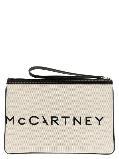 Bolso Clutch con logo de Stella McCartney
