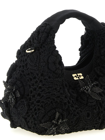 Ganni Mini Hobo Crochet Bag