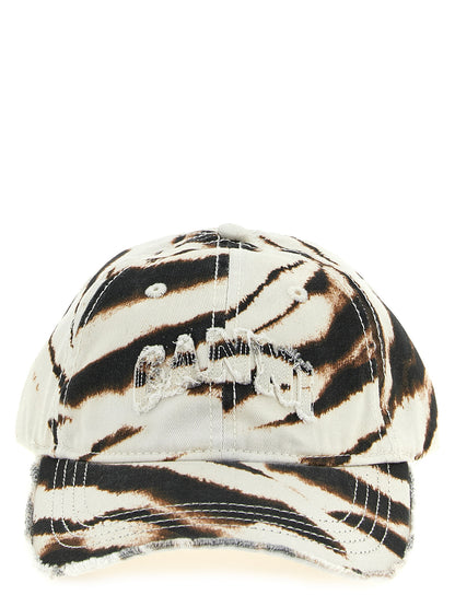 Gorra con estampado animal de Ganni