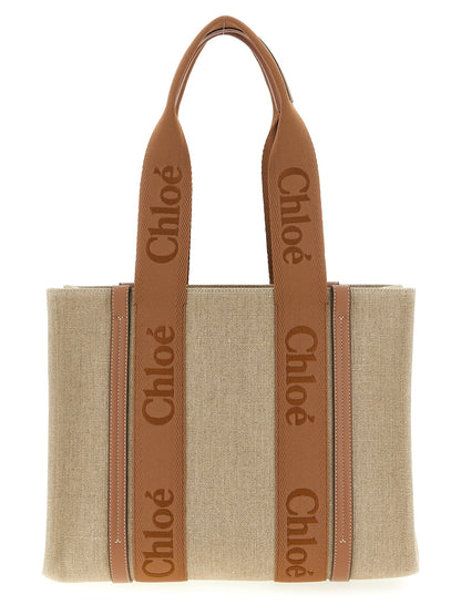 Chloé Woody bolso tote mediano