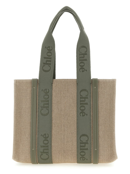 Chloé Woody bolso tote mediano
