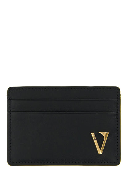 Tarjetero Versace V Logo